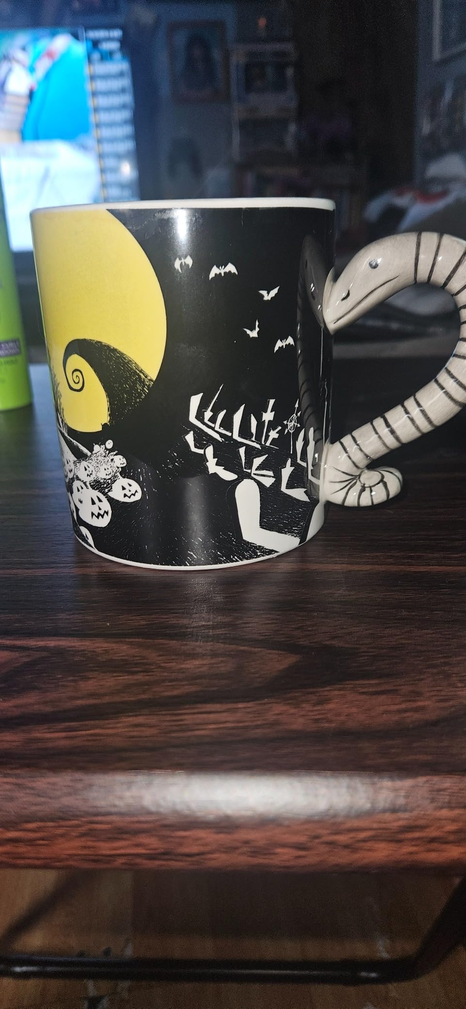 Silver Buffalo Disney Nightmare Before Christmas, 3D Sculpted Mug, 20oz | Tim Burton's, Moonlight, Ceramic, Jack Skellington, Snake, Handle, 0.59 Liters customer photo 1