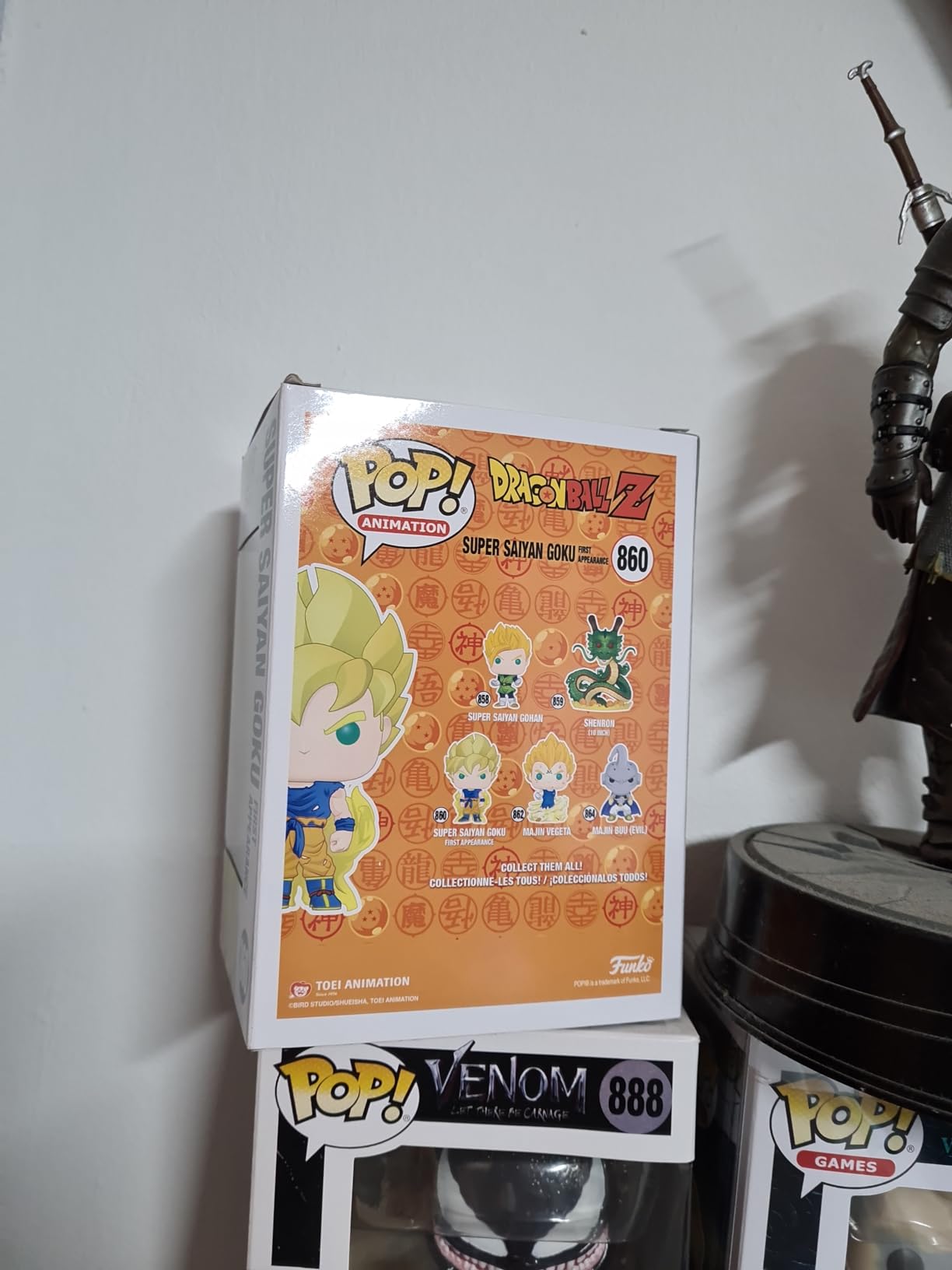 POP! Animation: Dragon Ball Z - Super Saiyan Goku (First Appearance) | Official Anime Merch - Collectable Vinyl Figurine for Shelf Display customer photo 2