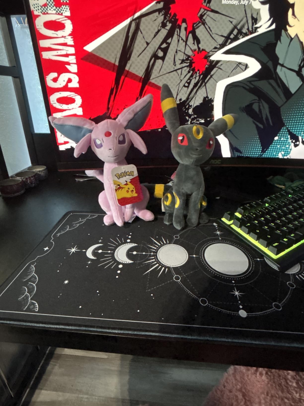 Pokemon Espeon and Umbreon Plush 2-Pack - Two 8-Inch Soft Plush with Authentic Details customer photo 2