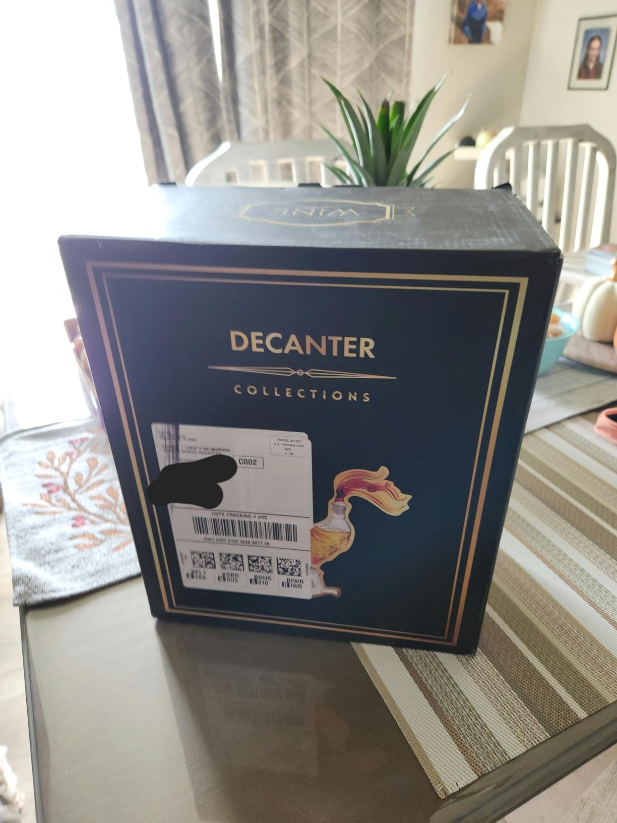 Cock Chicken Decanter 500ml Whiskey and Wine Decanter - by The Wine Savant - Glass Rooster Decor Barware - Spirit Decanter for Scotch Vodka Wine or Liquor - Gift for Whiskey Lovers customer photo 2