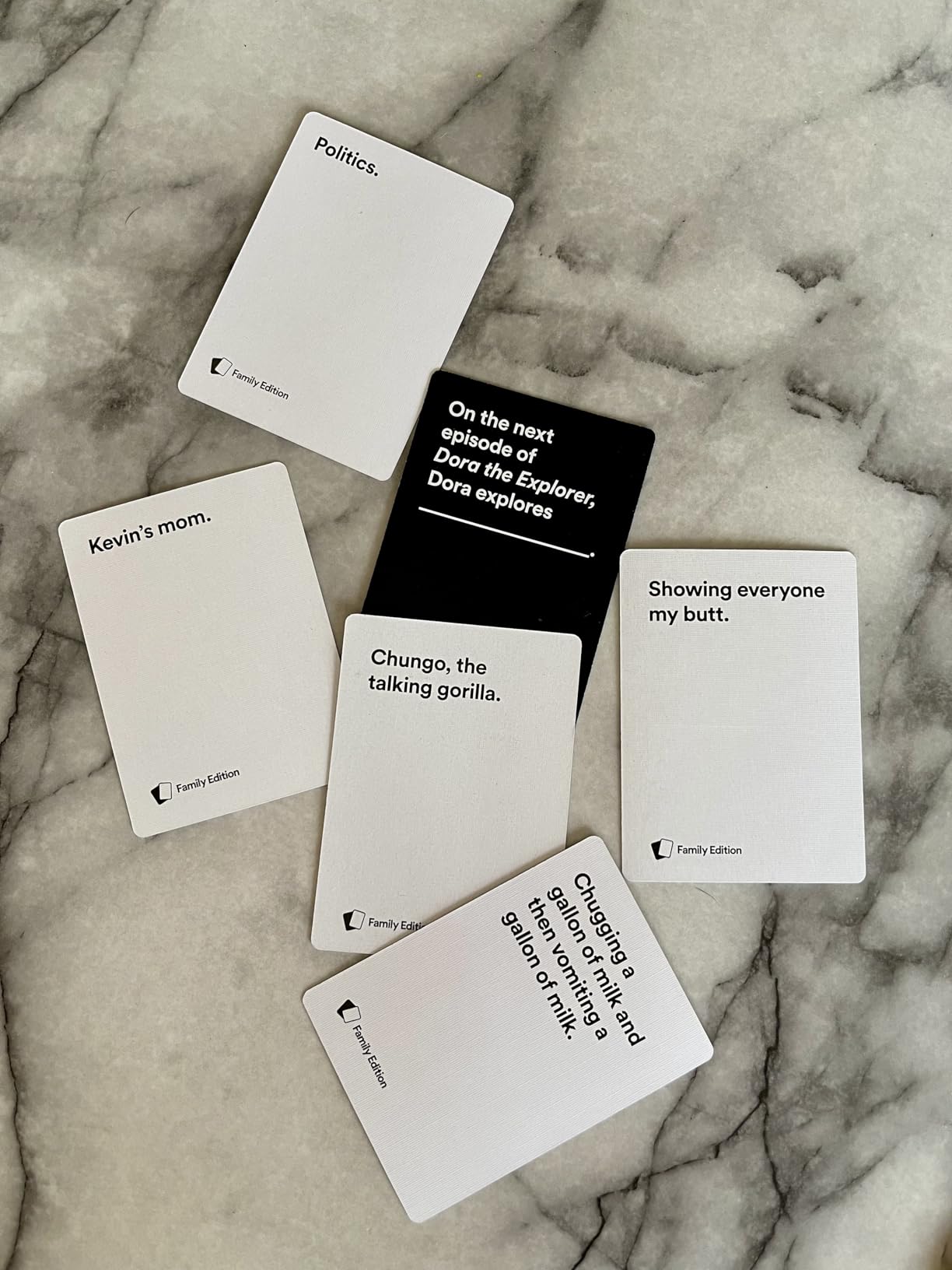 Cards Against Humanity Family Edition • Card Game for Your Horrible Family customer photo 1