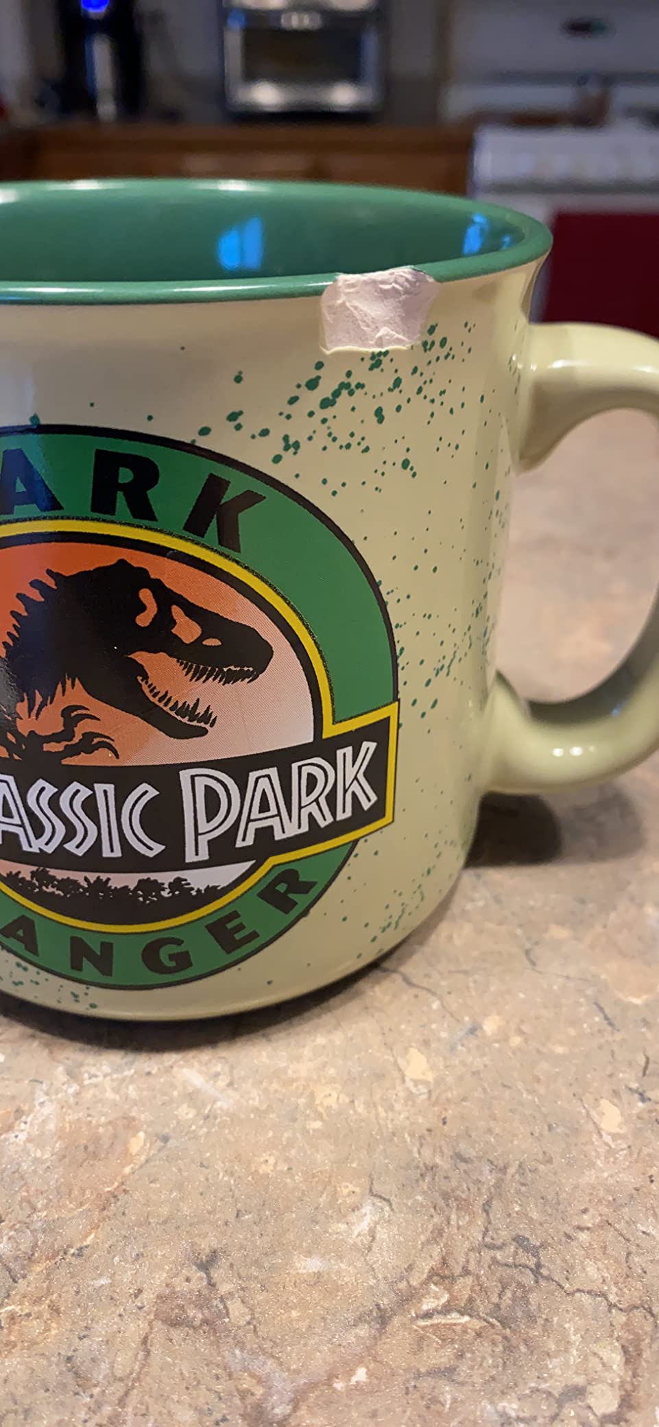 Silver Buffalo Jurassic Park Ranger Camper Style, Ceramic Camper Mug, 20oz customer photo 1