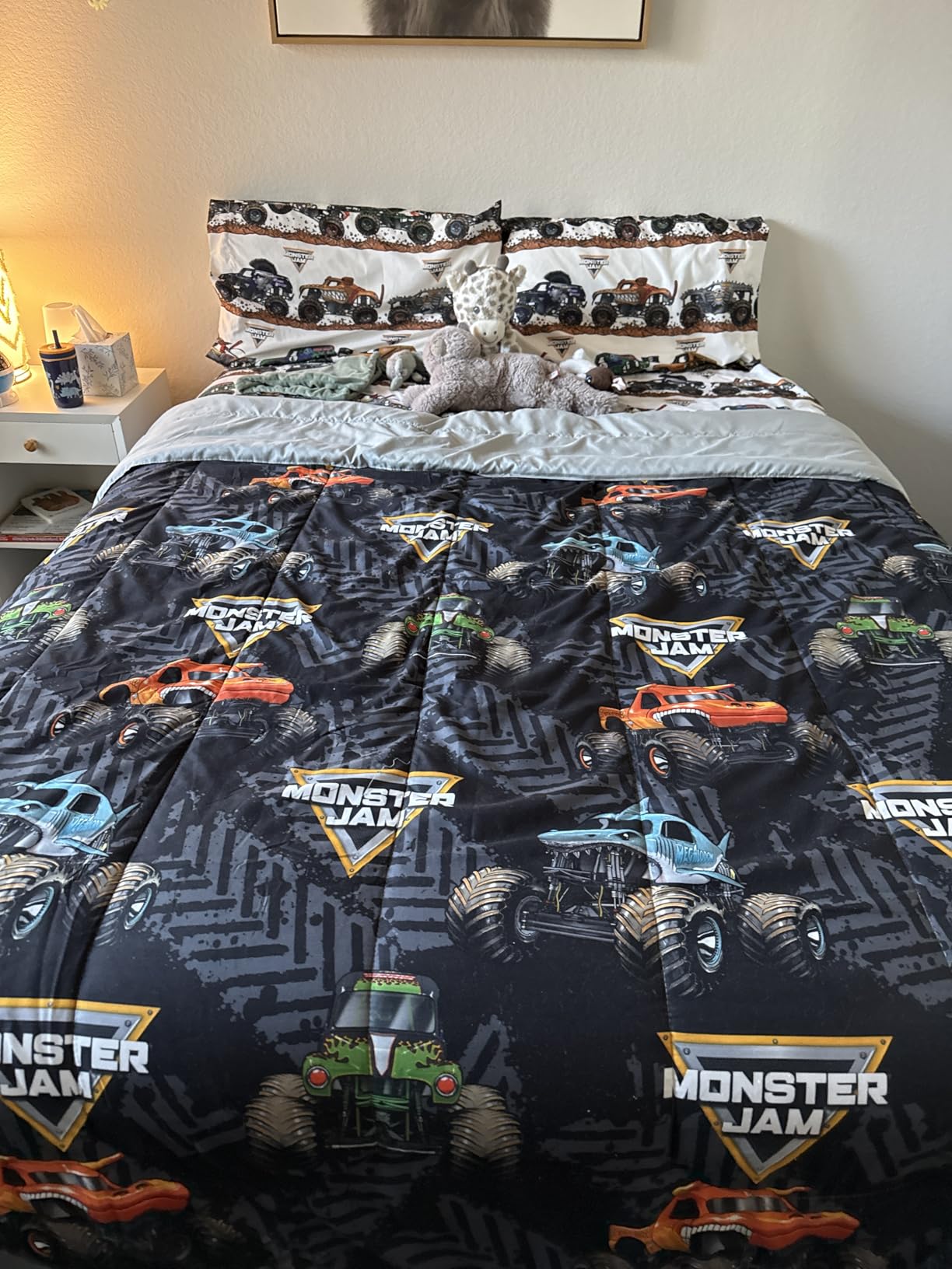 Marvel Spiderman Full Size Comforter Set 5 Piece Kids Bedding, Multi | Bed in a Bag, Comforter Sheets Pillowcases, Official Product, Soft Microfiber, Machine Washable, Easy Care, Boys Gift customer photo 1