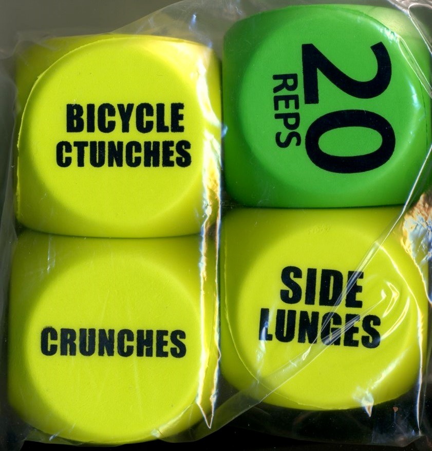 4 PCS Exercise Dice, 6 Sided Foam Workout Dice Set - Fun Fitness Dice for PE, Group Classes & Home Gym, Fitness Gift for Coaches & Gym Lovers customer photo 2