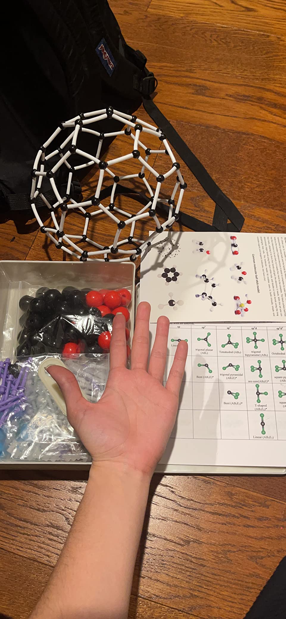 RELIANCER Molecular Model Kit, 419PCS Organic Molecular Chemistry Set w/Atoms & Bonds, Molecular Structures Building Kit for Chemistry Learning, STEM Science Kits for Teachers, Students, Young Scientists customer photo 2