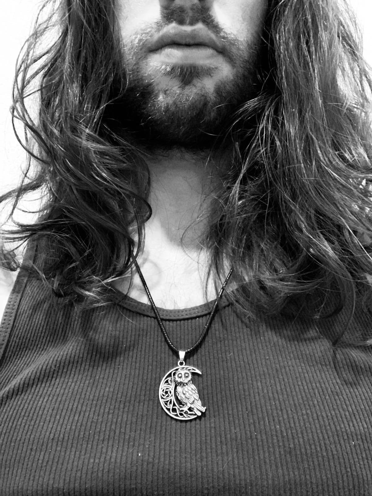 Owl Necklace, Antique Animal Totem Pendant, Owl Jewelry Gift Collection for Men and Women customer photo 2