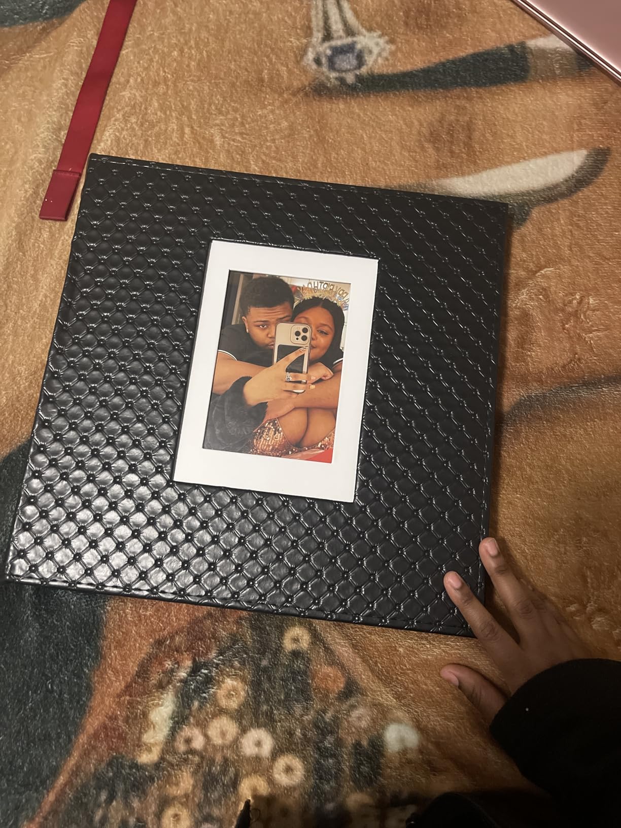 RECUTMS Photo Album 4x6 Pictures 600 Pockets, Leather Cover Large Capacity | Dual Horizontal/Vertical Pockets, Custom Photo Cover, Perfect for Wedding, Family & Travel customer photo 1