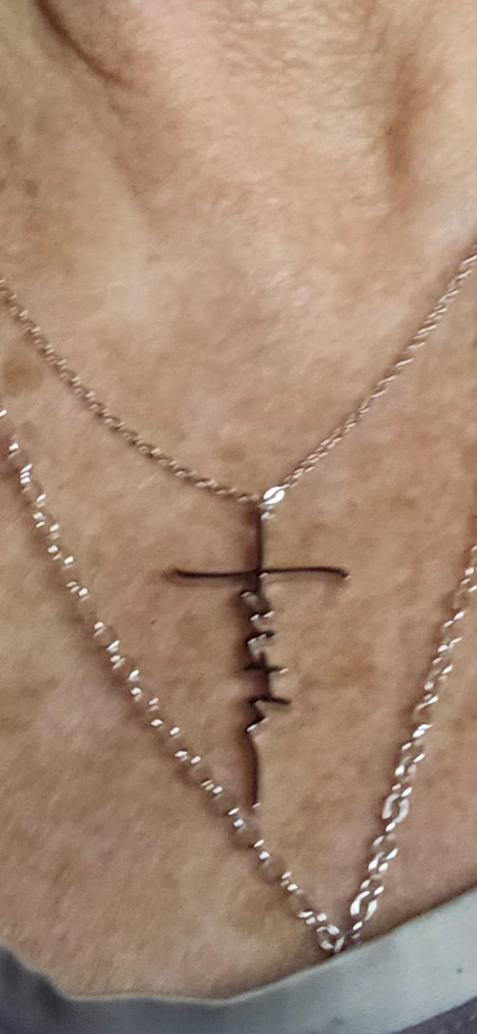 PRAYMOS Faith Cross Necklace for Women 925 Sterling Silver Pendant Necklace With Birthstone Initial Christian Religious Confirmation Baptism Mothers Day Gifts customer photo 2