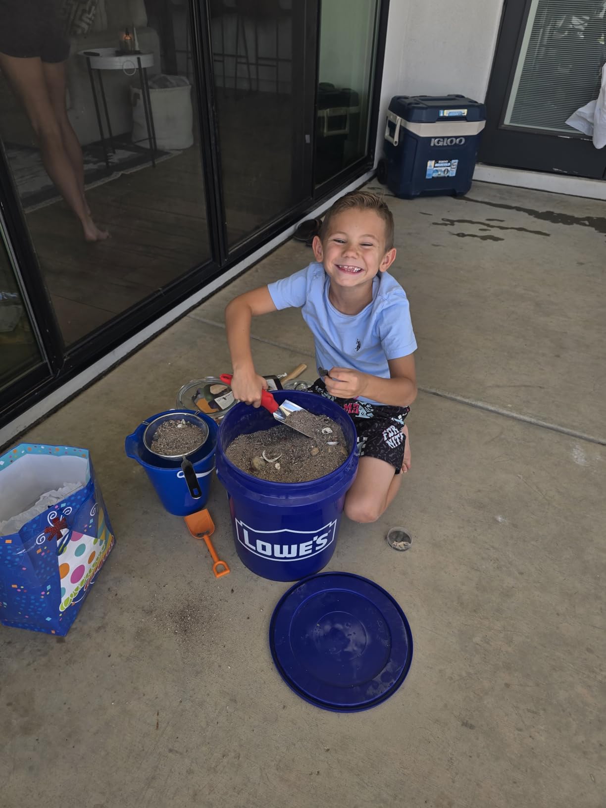 Dan&Darci Rock Collection for Kids - Includes 250+ Bulk Rocks, Gemstones & Crystals + Genuine Fossils and Minerals - 2 Lbs. - Geology Earth Science STEM Toys Activity, Gifts for Boys & Girls Ages 6+ customer photo 2