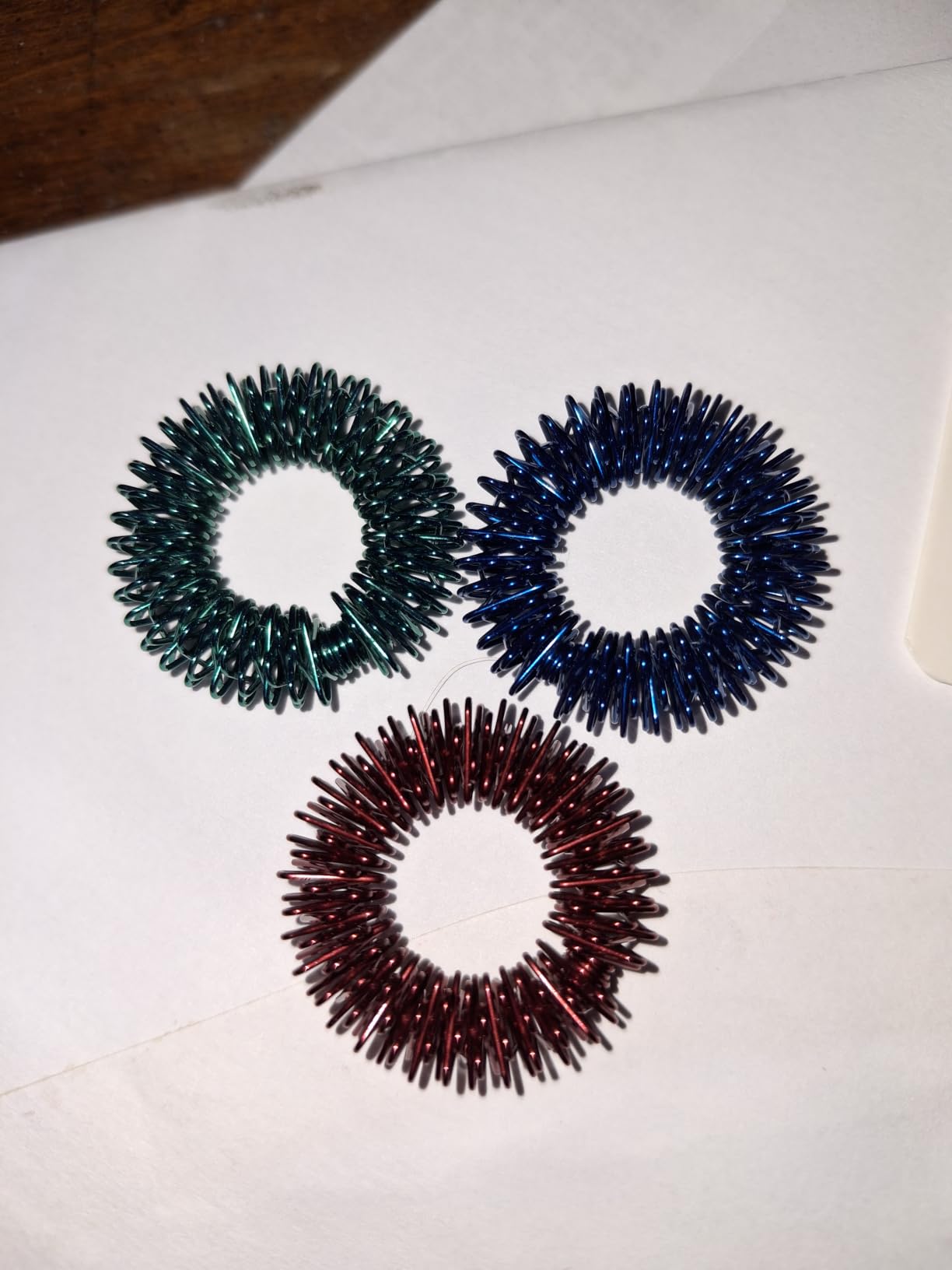 Mr. Pen- Spiky Sensory Rings, 10 Pack, Jewel Tones | Stress Relief Fidget Sensory Toys, Fidget Ring for Anxiety, Massager, Individuals with BFRB, ADHD and Attention Disorder customer photo 2