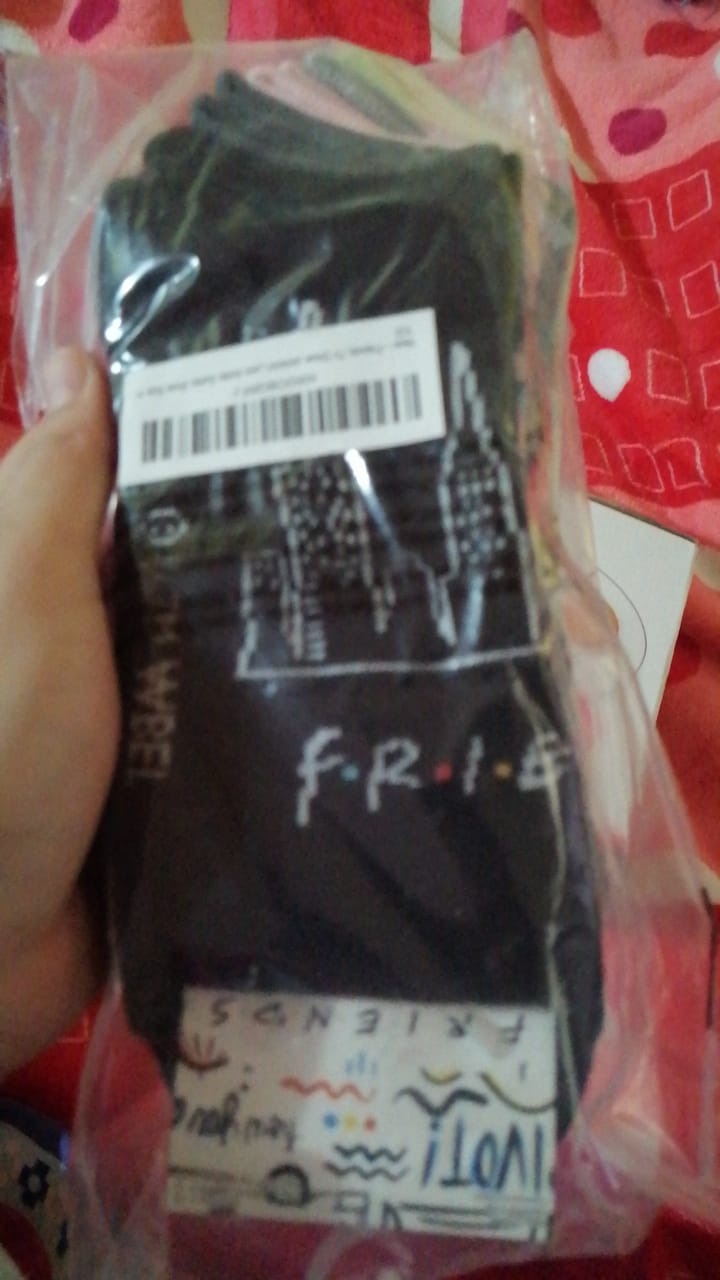 Hyp Friends Television Series Juniors/Womens 6 Pack Ankle Socks customer photo 1