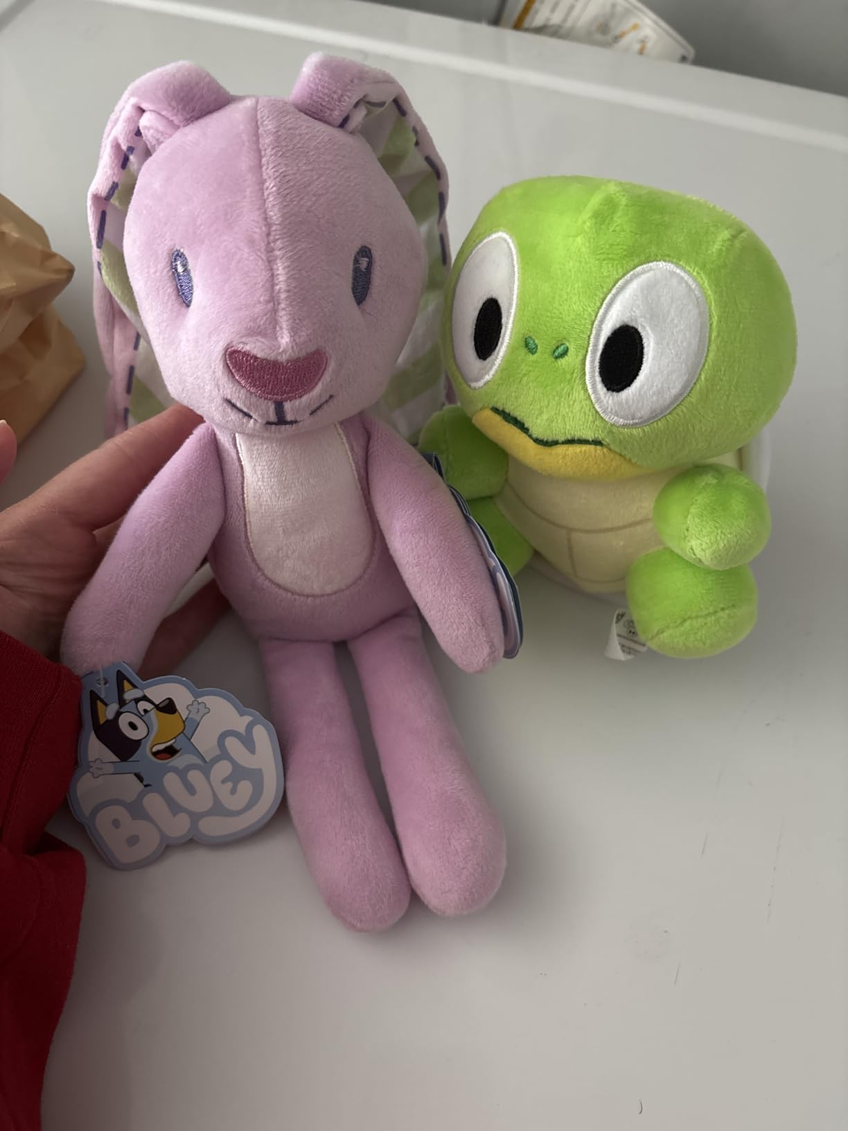Bingo & Bluey Plush Toys 2-Pack, Soft Deluxe Fabric, Embroidered customer photo 1