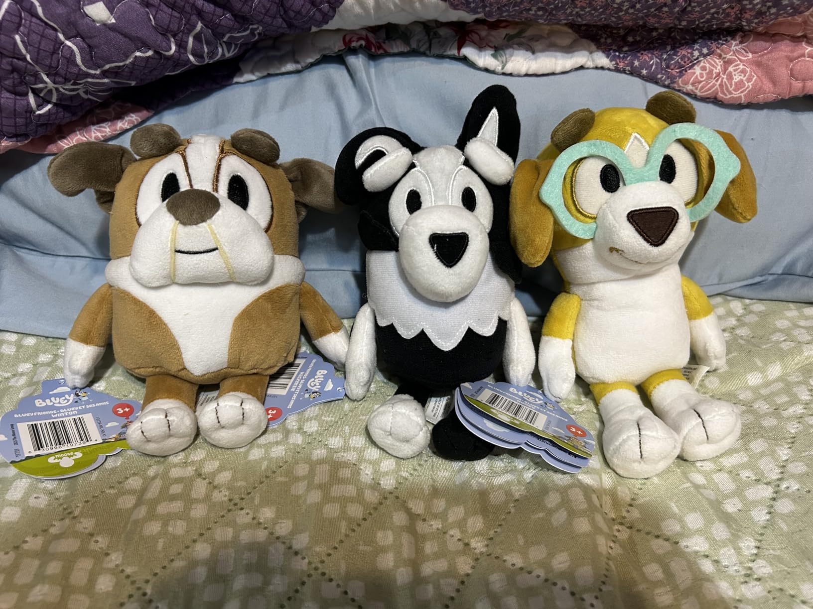 Bingo & Bluey Plush Toys 2-Pack, Soft Deluxe Fabric, Embroidered customer photo 2