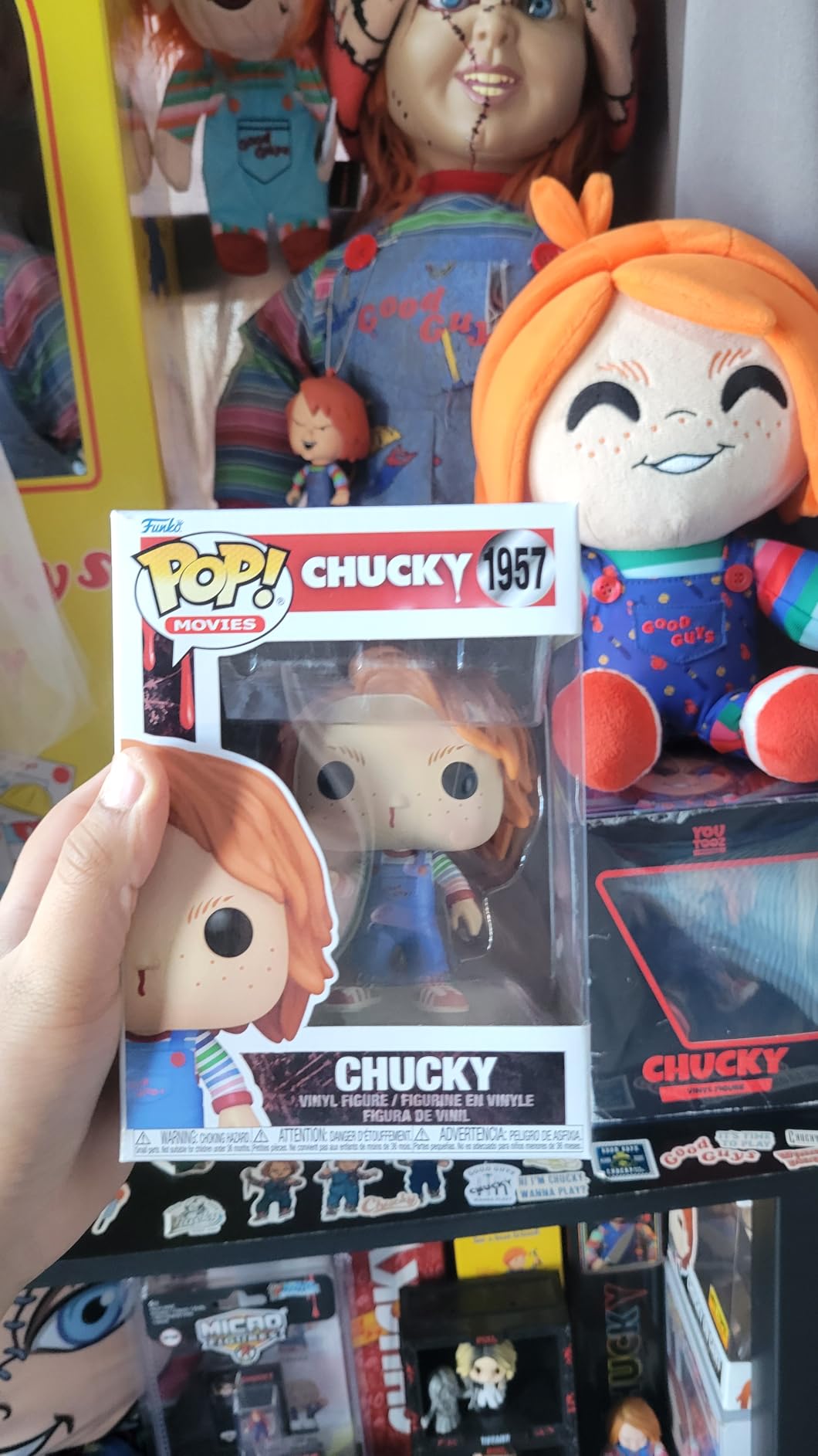 Funko Pop! Movies: Chucky - Collectable Vinyl Figure - Gift Idea - Official Merchandise - Toys for Kids & Adults - Horror Fans - Model Figure for Collectors and Display customer photo 2