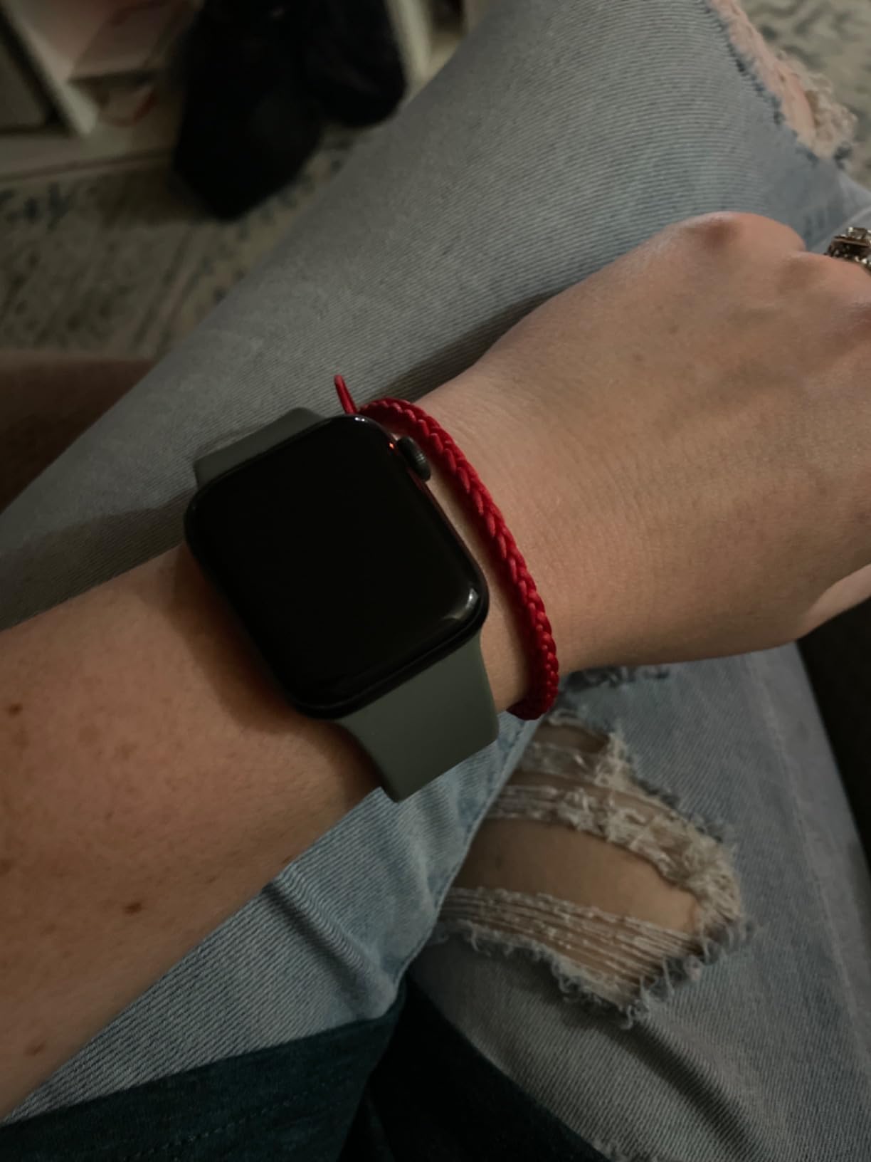 Desimtion Couples Bracelets Red String of Fate Matching Bracelets for Couples Gifts for Him and Her, Long Distance Relationship Gifts customer photo 2