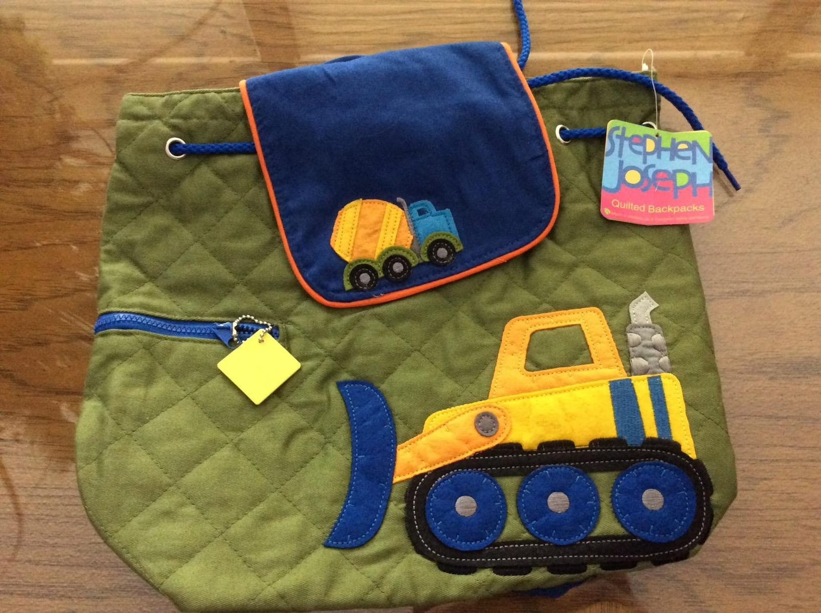 Stephen Joseph Unisex Toddler Back to School, Quilted Backpack, One Size, Hedgehog customer photo 1