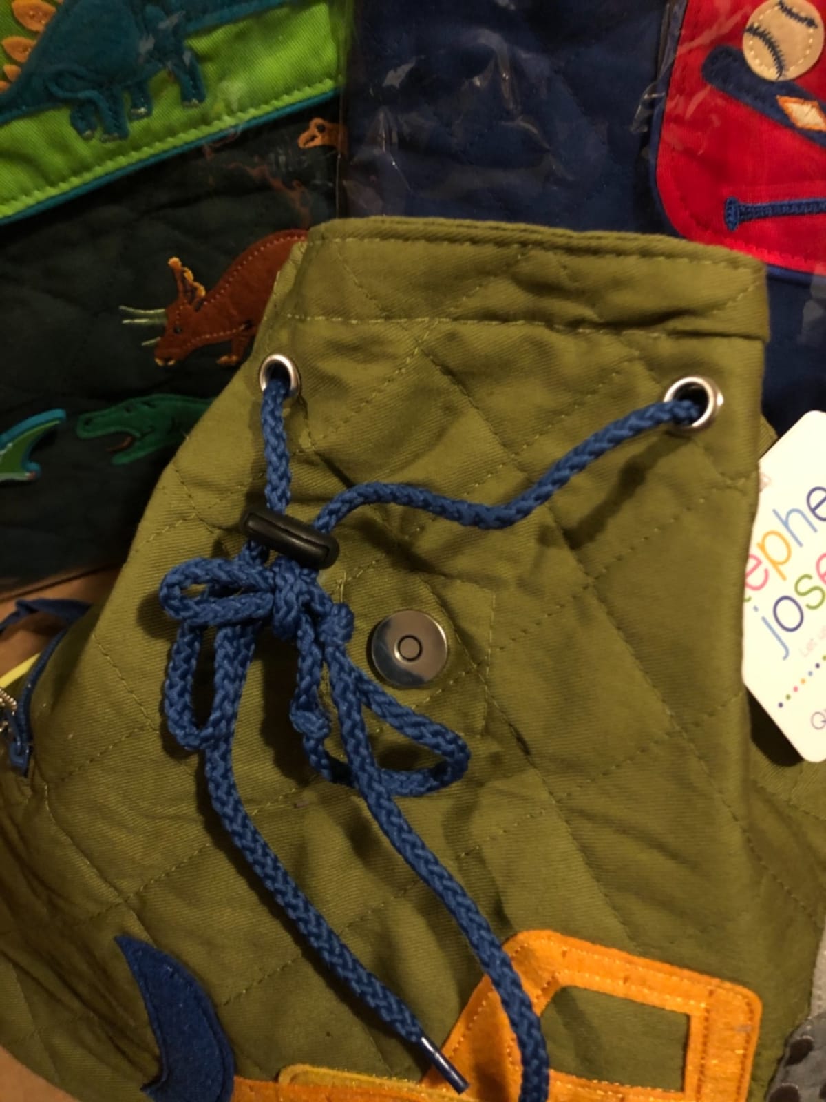 Stephen Joseph Unisex Toddler Back to School, Quilted Backpack, One Size, Hedgehog customer photo 2