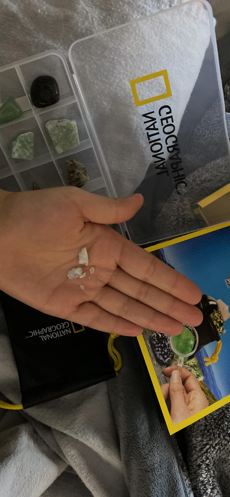 National Geographic Rock Collection Box with 15 Gemstones and Crystals | 15 Gemstones and Crystals, Storage Box, Geology Learning, Crystal Collection, Rock Identification, Birthday Gift customer photo 2