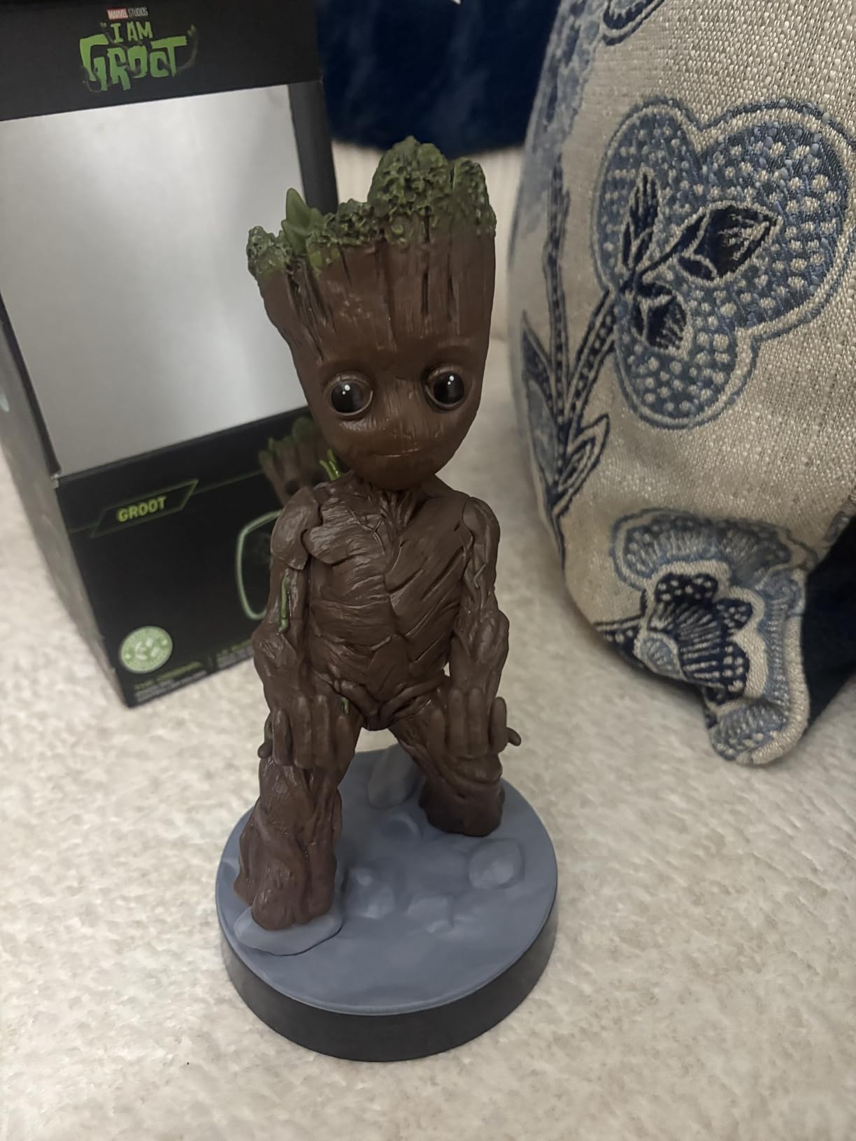 Exquisite Gaming: Guardians of The Galaxy: Toddler Groot - Mobile Phone & Gaming Controller Holder, Device Stand, Cable Guys, Marvel Licensed Figure customer photo 1