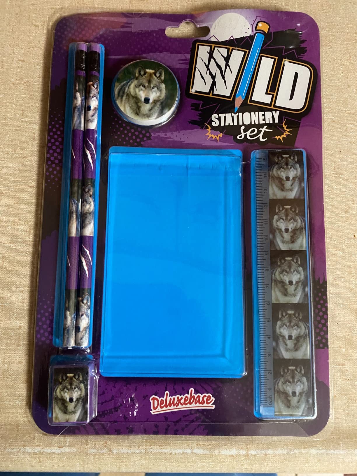 Wild Stationery Set - Orangutan from Animal Stationery Sets with 2 Pencils, Eraser, Pencil Sharpener, Ruler & Cute Notebook. Ideal Office Supplies, Desk Accessories & College Essentials. customer photo 1