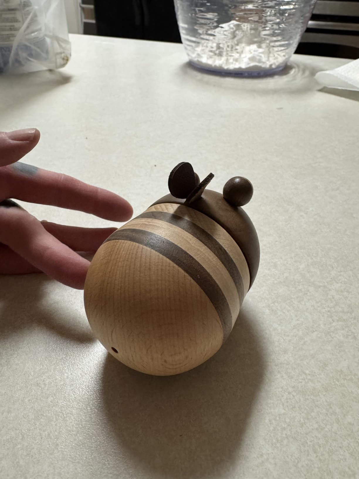 Bee Toothpick Holder Dispenser - Unique Kitchen Gadgets for Home Decor and Gifts, Cute Kitchen Accessories for Bee Lovers, Bee Decor - Perfect Kitchen Gifts Idea--Includes 150 Pcs Toothpicks customer photo 1
