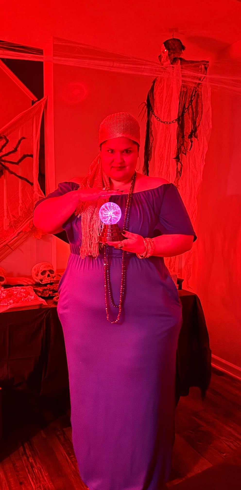 Plasma Ball/Light/Lamp, Static Electricity Globe Electric Lightning Ball, Touch Sensitive, USB Powered, Amazing Gift for Parties, Birthday and Holiday, 3 Inch, for Age Over 14 Years Old customer photo 2