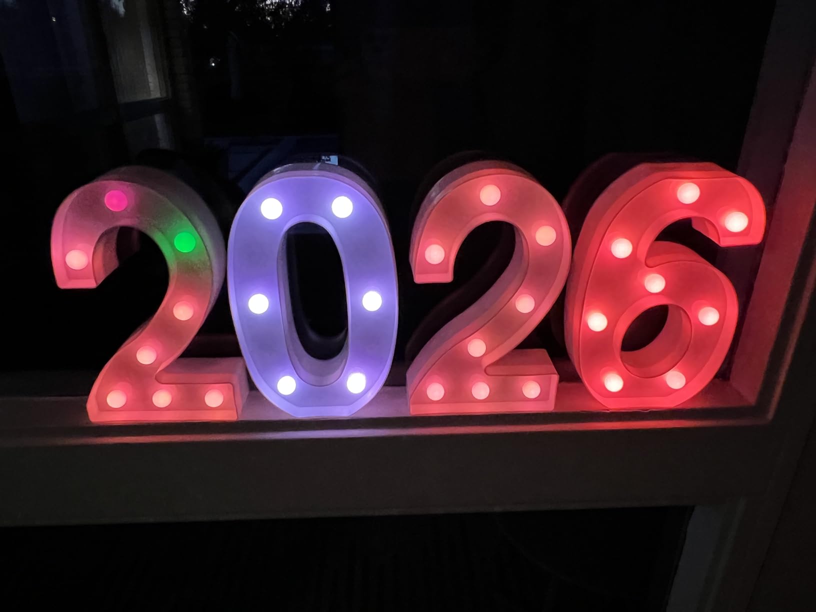 Foaky Upgraded Light Up Letters,Colorful Marquee Light Up Letter with Remote,Marquee Letters for Girl Gifts Teen Girl Gifts Trendy Stuff,Birthday Party Decoration (A) customer photo 1