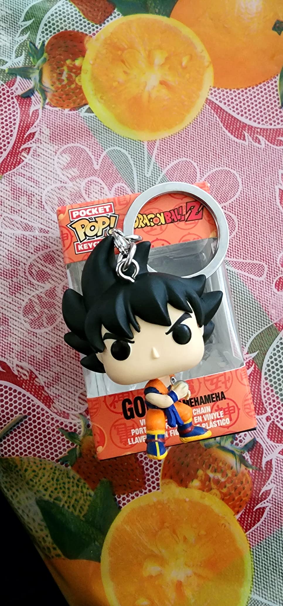 POP! Keychain: Dragon Ball Z - Goku with Kamehameha | Official Anime Merch - Mini Figurine Keyring for Keys, Bags and Backpacks - Stocking Filler and Party Bag Gift customer photo 1