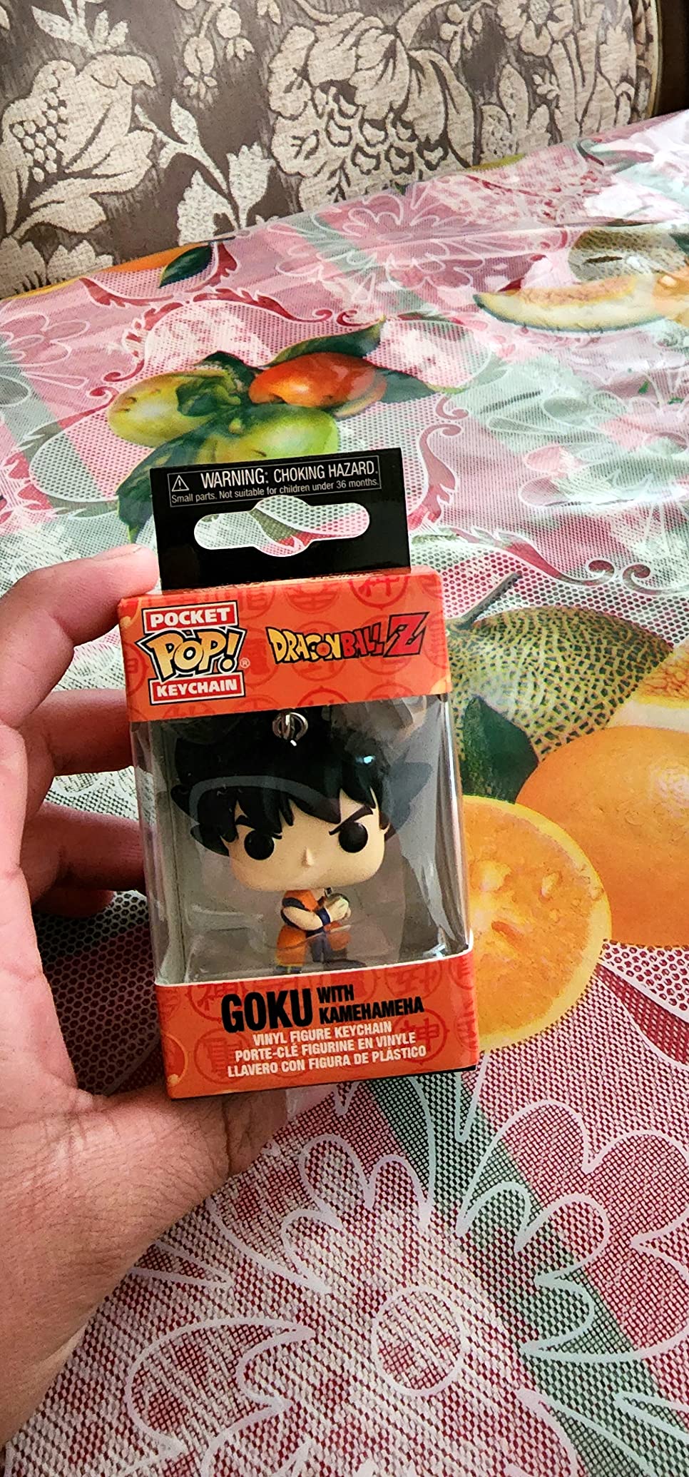 POP! Keychain: Dragon Ball Z - Goku with Kamehameha | Official Anime Merch - Mini Figurine Keyring for Keys, Bags and Backpacks - Stocking Filler and Party Bag Gift customer photo 2