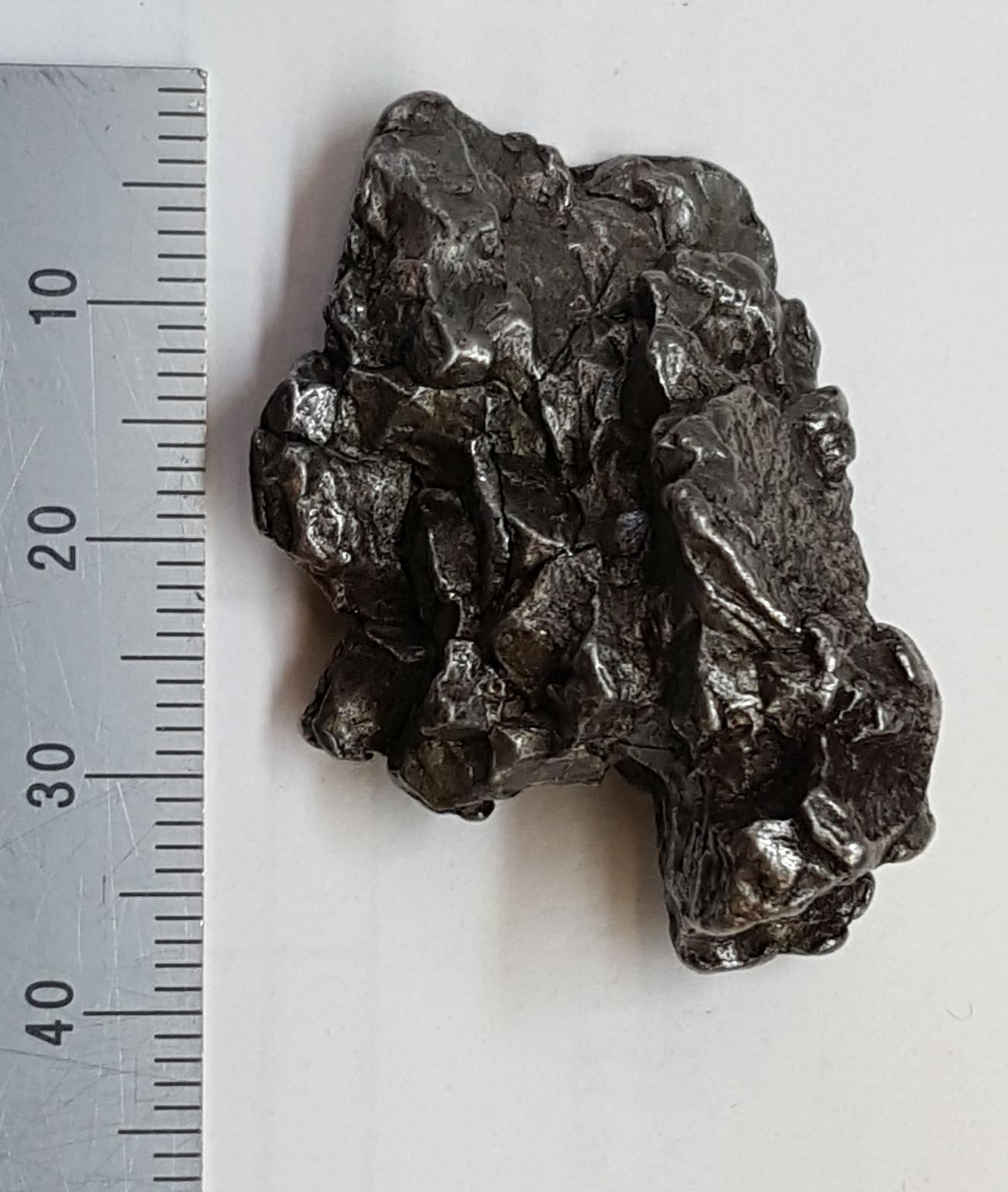 DANCING BEAR Real Meteorite Extra Large (60-70g) Genuine from Campo Del Cielo Argentina, Certificate of Authenticity, Display Stand, ID Card, Space Rock, Assembled in the USA customer photo 1
