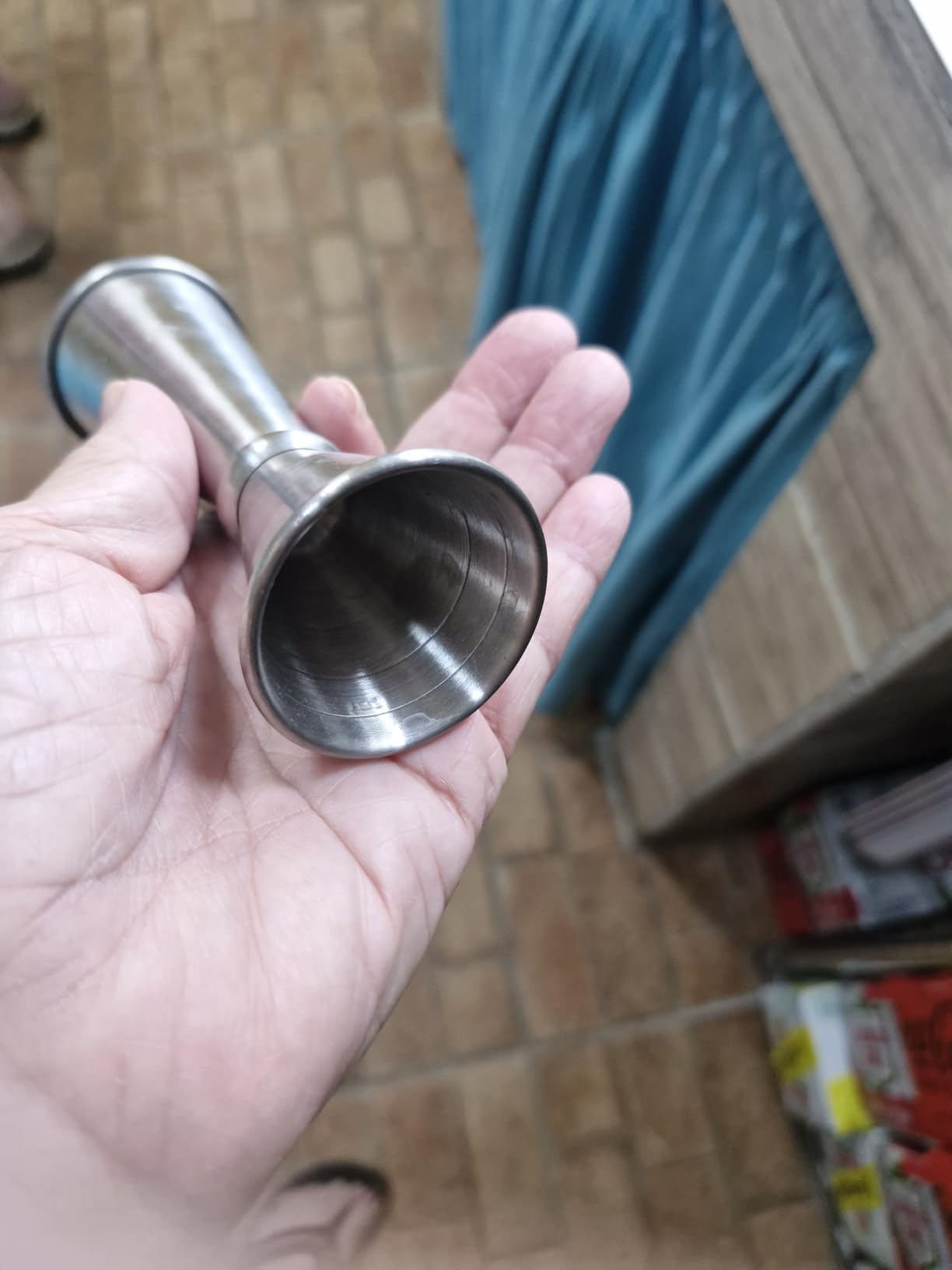 Briout Jigger for Bartending, Double Cocktail Jigger Japanese Premium 304 Stainless Steel Jigger 2 OZ 1 OZ with Measurements Inside customer photo 2