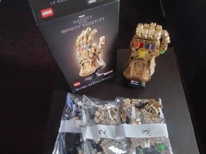 LEGO Marvel Infinity Gauntlet Set 76191 Collectible Thanos Glove with Infinity Stones, Building Set, Avengers Gift Idea for Adults and Teens customer photo 1