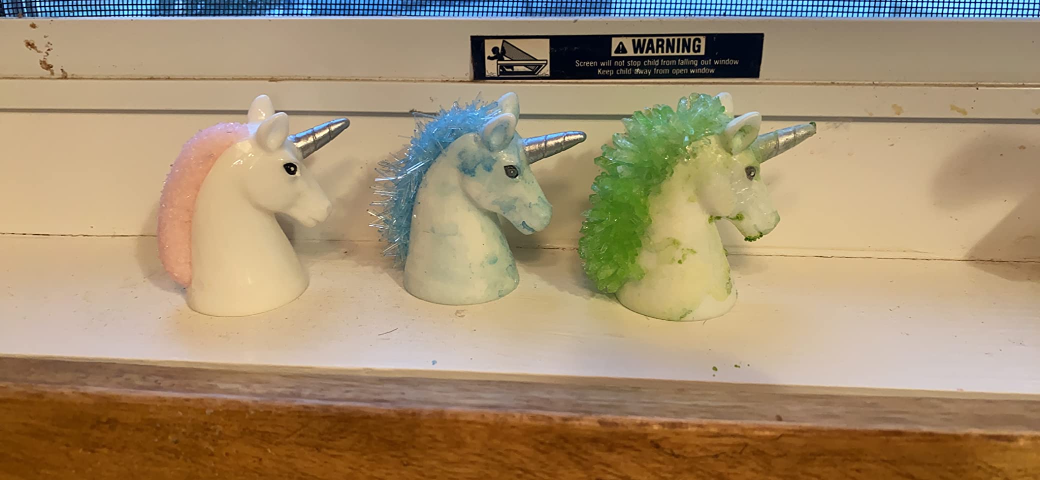 MindWare Crystal Growing Kit Unicorns - STEM Science Experiment for Kids, Grow Sparkling Crystals on Unicorn Figurines, Ages 8 and Up customer photo 1