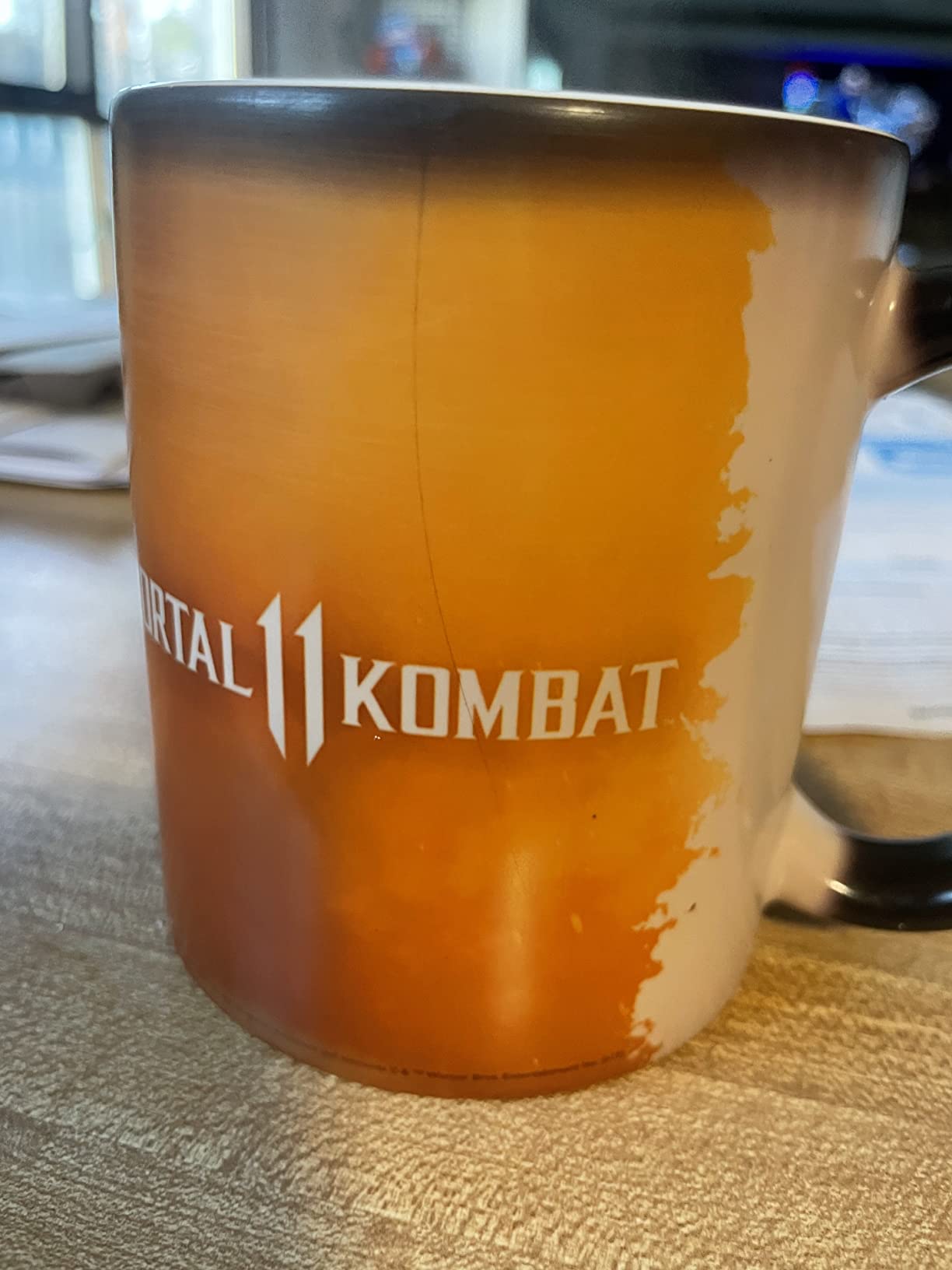 Morphing Mugs Mortal Kombat 2021 Scorpion 11 oz - Heat Changing Ceramic Mug customer photo 2