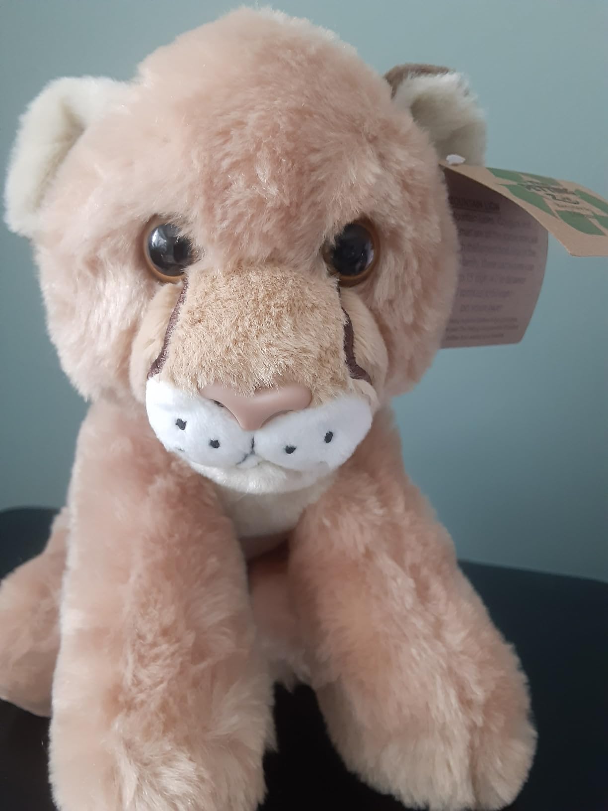 The Petting Zoo Mountain Lion Stuffed Animal, Wild Onez, Kids Gifts, 9 in customer photo 2