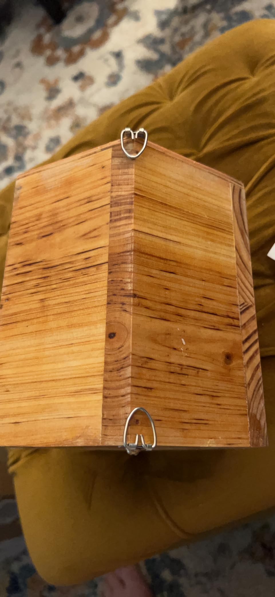 Mason Bee House - Handmade Natural Wooden Bee Hive Coated with Wax for Water-Proof and Long Service Life - Attracts Peaceful Bee Pollinators to Your Garden, Bee Houses for Garden customer photo 1