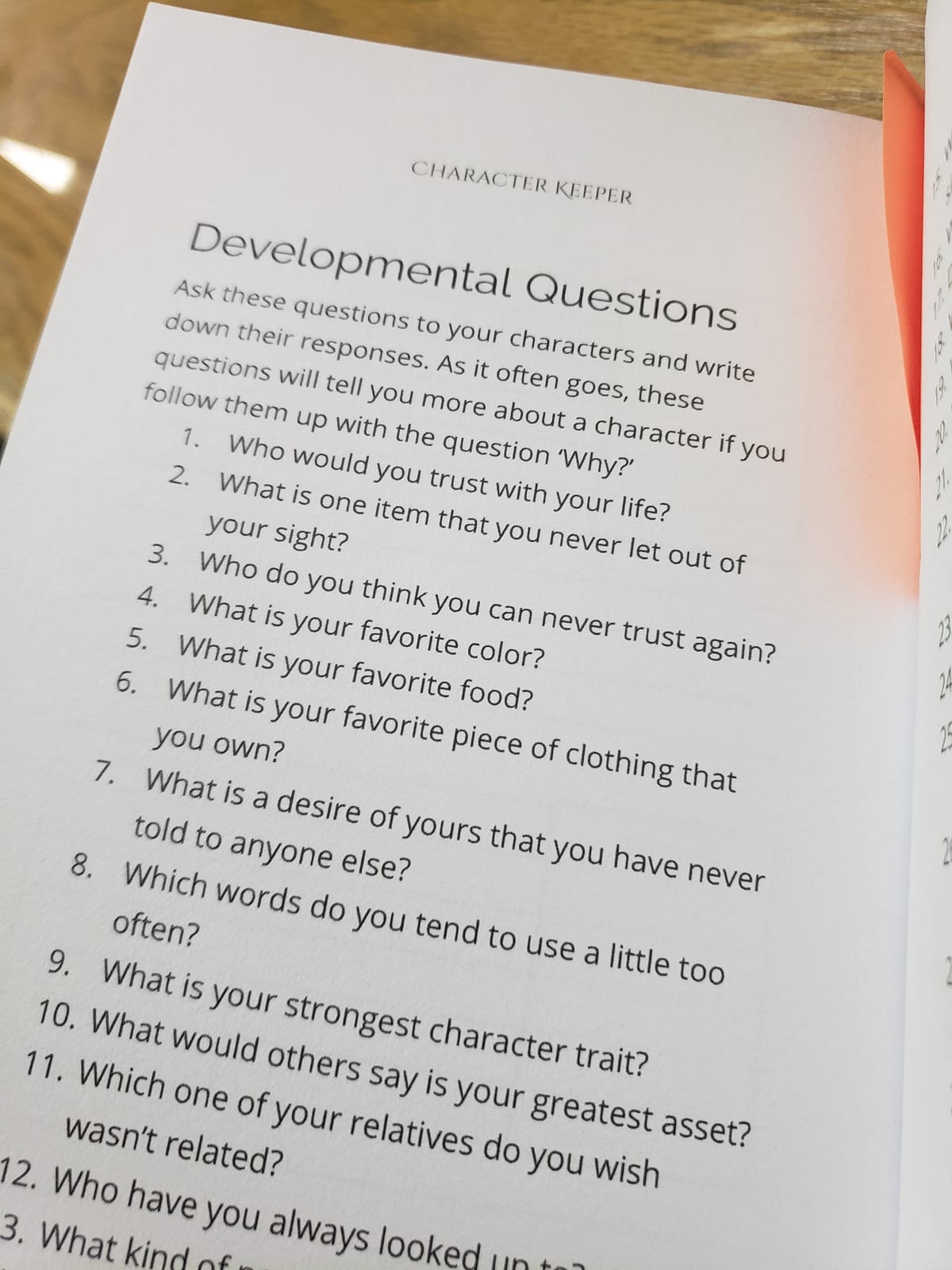 Character Keeper: A character development workbook for writers and creatives (Author Journal) - Black customer photo 1