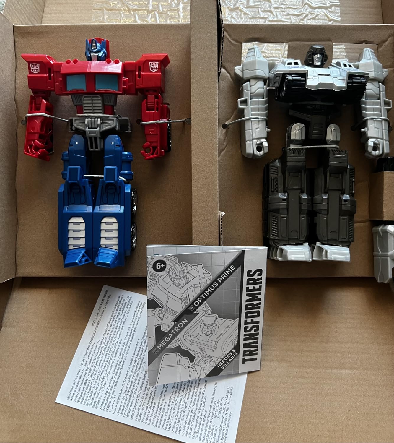 Toys Heroes and Villains Optimus Prime and Megatron 2-Pack Action Figures - for Kids Ages 6 and Up, 7-inch (Amazon Exclusive) customer photo 1