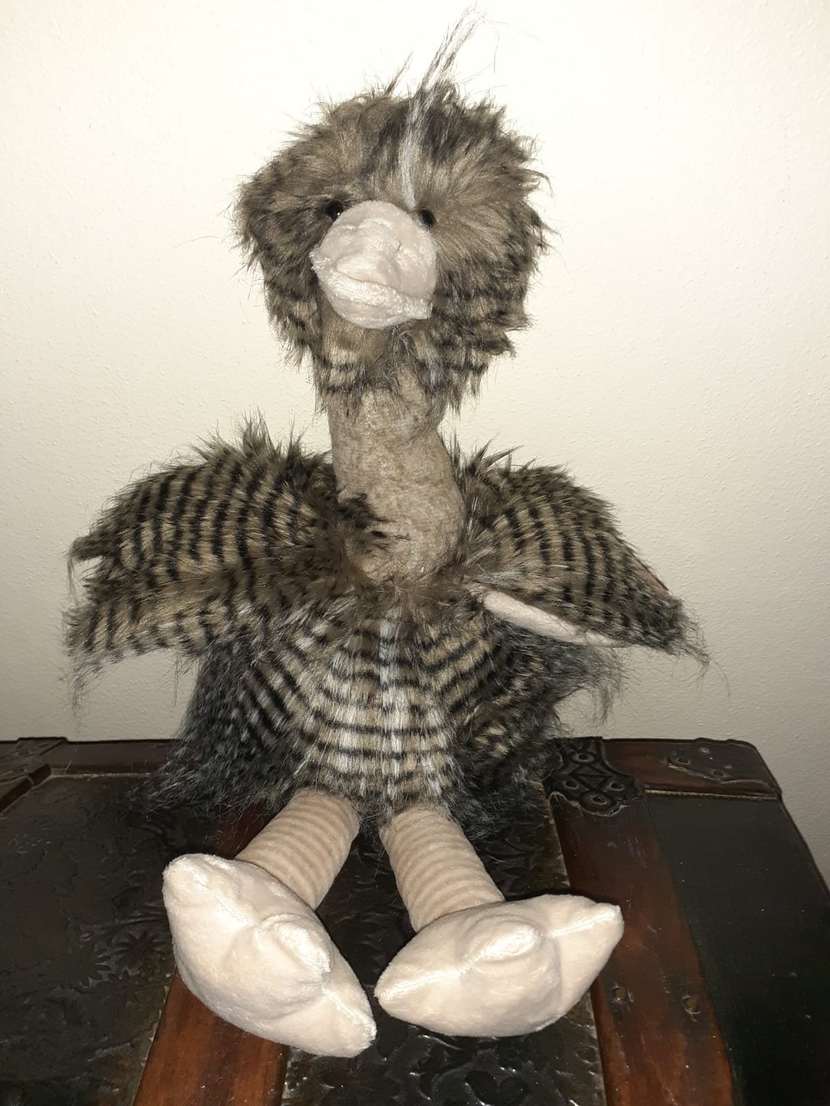 ArtCreativity Emu Plush Toy, 18-Inch Long Hair Stuffed Animal Bird for Kids customer photo 2
