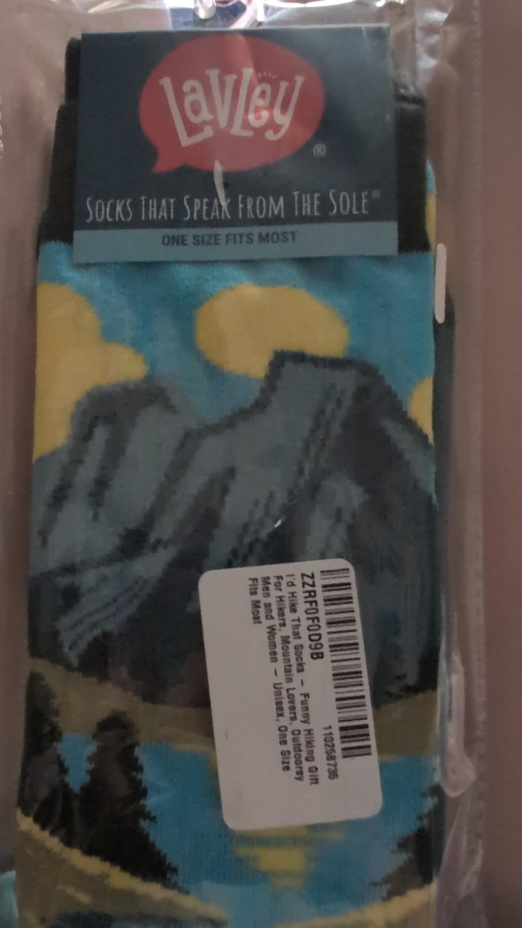 Outdoors Socks Hiking Camping Gift for Nature Lovers Men and Women Premium Cotton Blend customer photo 2