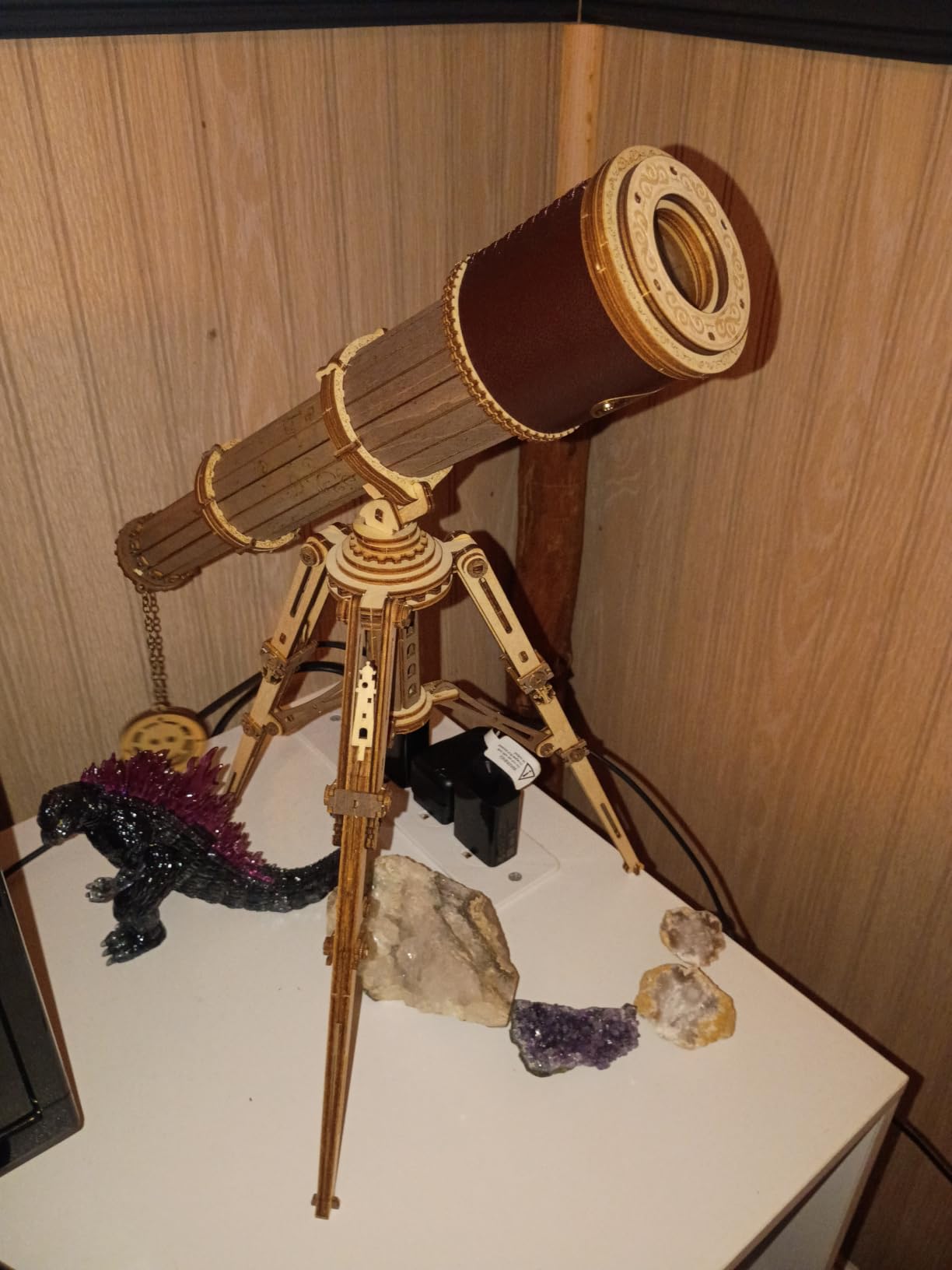 ROKR 3D Puzzles for Adults Wooden Telescope Building Model Kit with Tripod for Adults -3X Magnification Science Kit Gifts for Adult customer photo 2