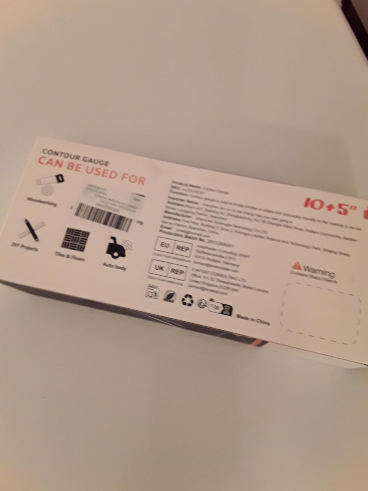 JOREST Connectable Contour Gauge (10+5 Inch), Shape Profile Duplicator with Lock, Outline Angle Measuring Tool customer photo 1
