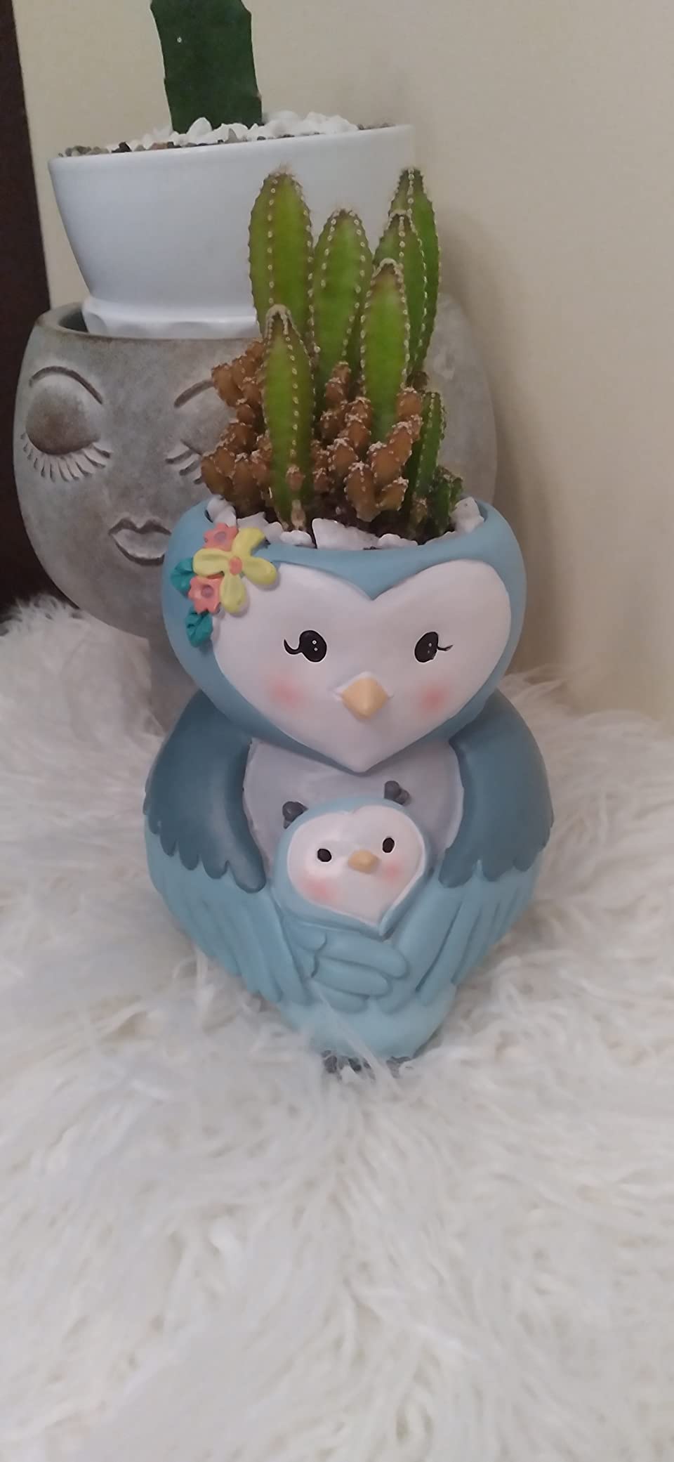 GFF Grass Flip Flops Animals Planters Platypus Mama 5 Inch Plant Pots for Succulents Flowers Herbs Houseplants customer photo 1
