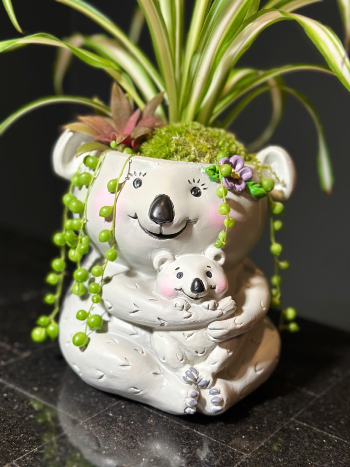 GFF Grass Flip Flops Animals Planters Platypus Mama 5 Inch Plant Pots for Succulents Flowers Herbs Houseplants customer photo 2