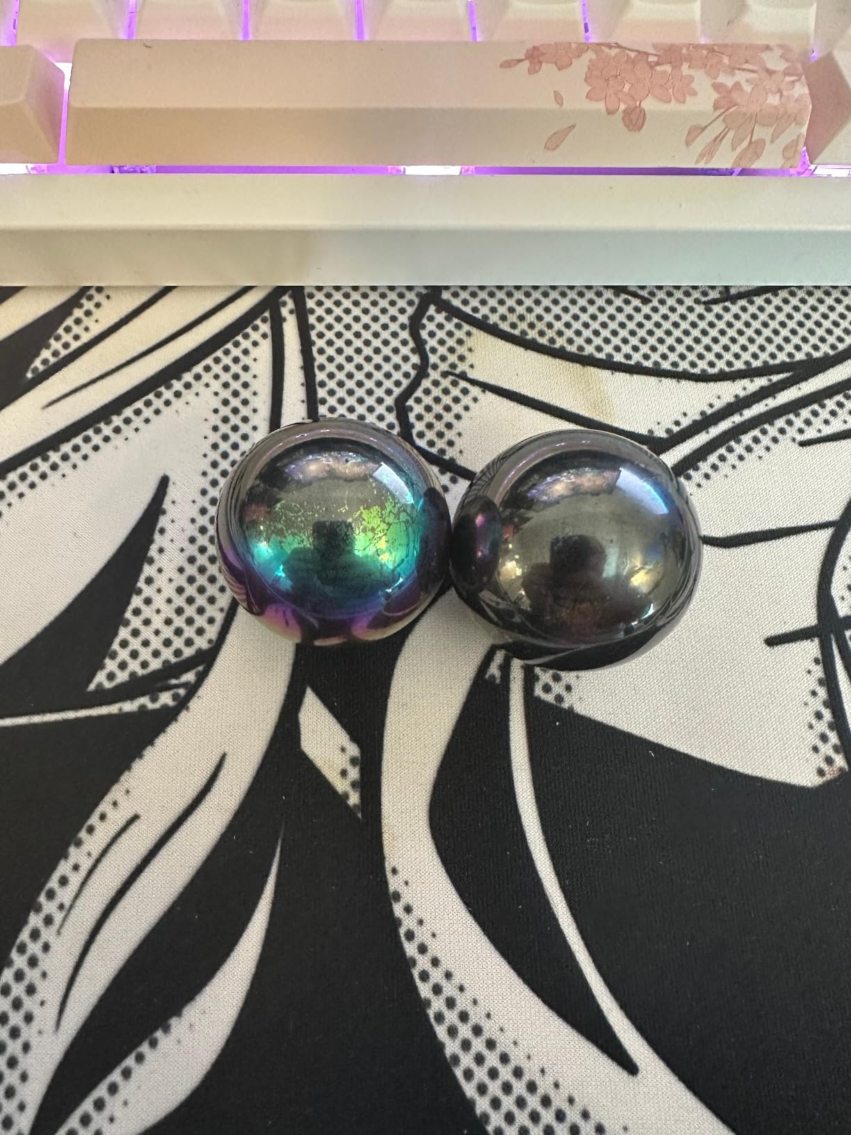 Supers Magnetic Balls Fidget Toy for Adults and Teens 14+ | Stress Relief, Desk Toy | Stocking Stuffers & Office Holiday Gifts | Gunmetal 6 Pack customer photo 2