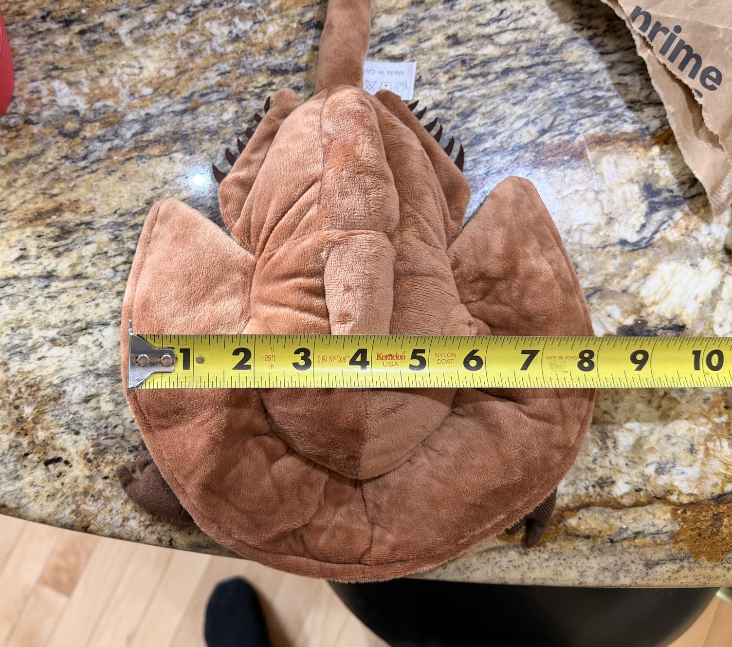 Simulation Tri-Spine Horseshoe Crab Stuffed Plush Toy - Real Life Lifelike Sea Limulus Animals Tachypleus Tridentatus Fish Plushie Toys Figu Plush Dolls Gifts for Kids, 18 inch customer photo 1