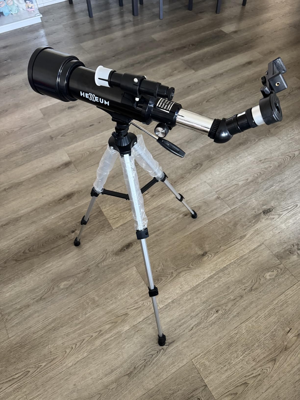 70mm 500mm Telescope for Kids & Beginners, AZ Mount Moon Viewing | 70mm 500mm telescope for kids and beginners; fully multi-coated optics, easy moon viewing kit with phone adapter and remote customer photo 1