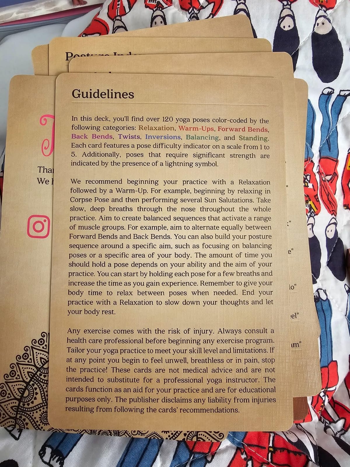 Premium Yoga Cards - Deck with Over 120 Yoga Poses - Yoga Sequencing Deck with Yoga Cues and Sanskrit Names for Beginners and Teachers - Unique Yoga Gift for Women or Any Yoga Lover customer photo 2