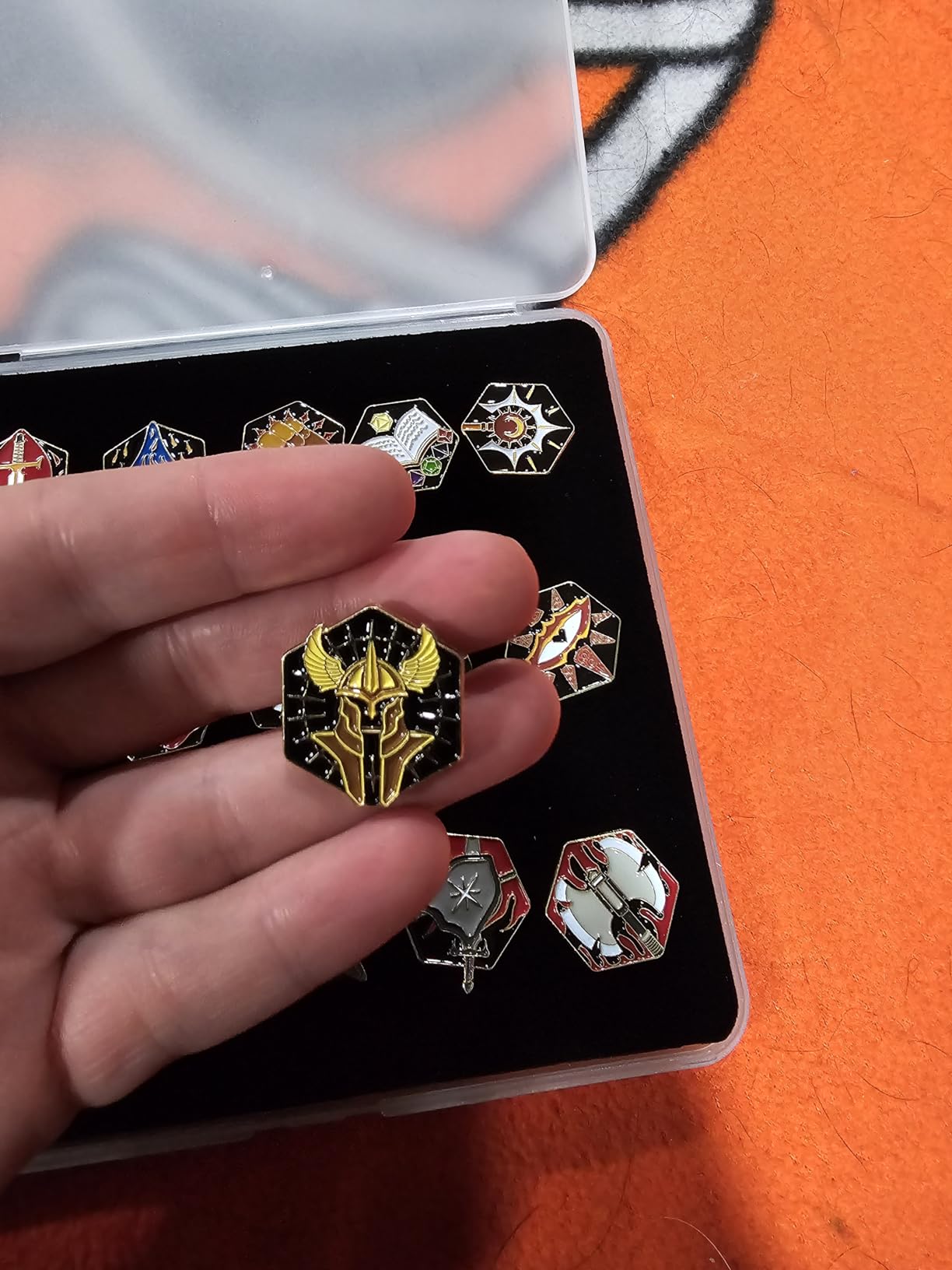 CZYY DND 5E Character Class Pins, 15 Hard Enamel Tabletop RPG Badges customer photo 1
