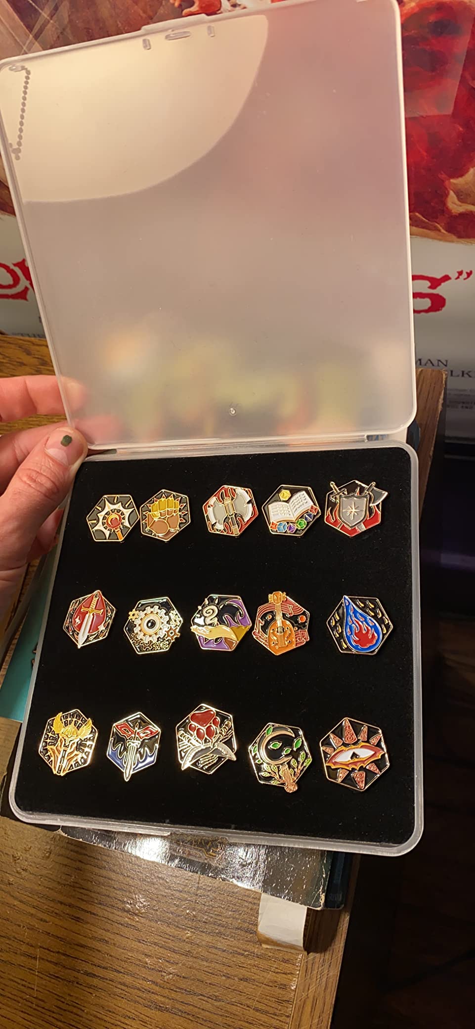 CZYY DND 5E Character Class Pins, 15 Hard Enamel Tabletop RPG Badges customer photo 2